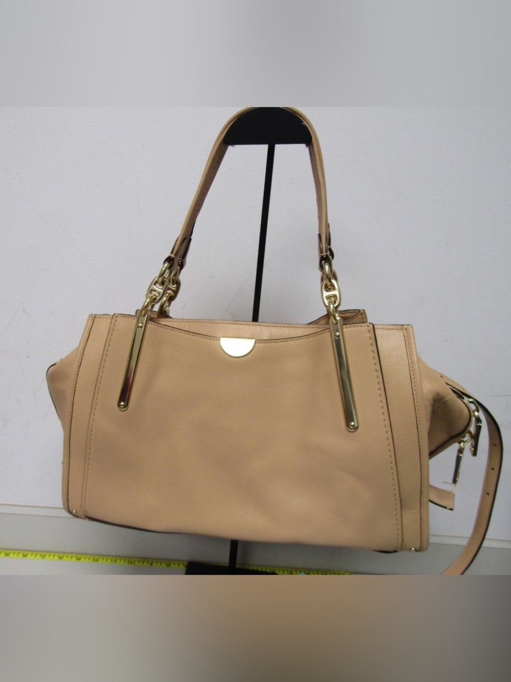 EUC - Coach Dreamer Beige Structured Leather Tote Bag w. COA - Picture 5 of 7